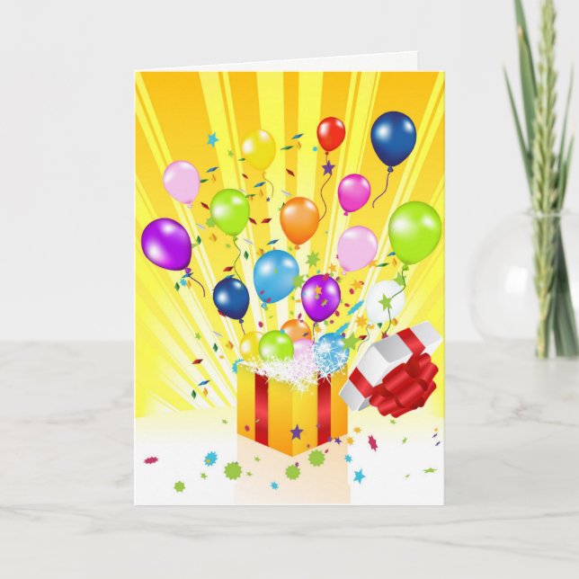 Tarjeta de felicitación por cumpleaños (Anverso)