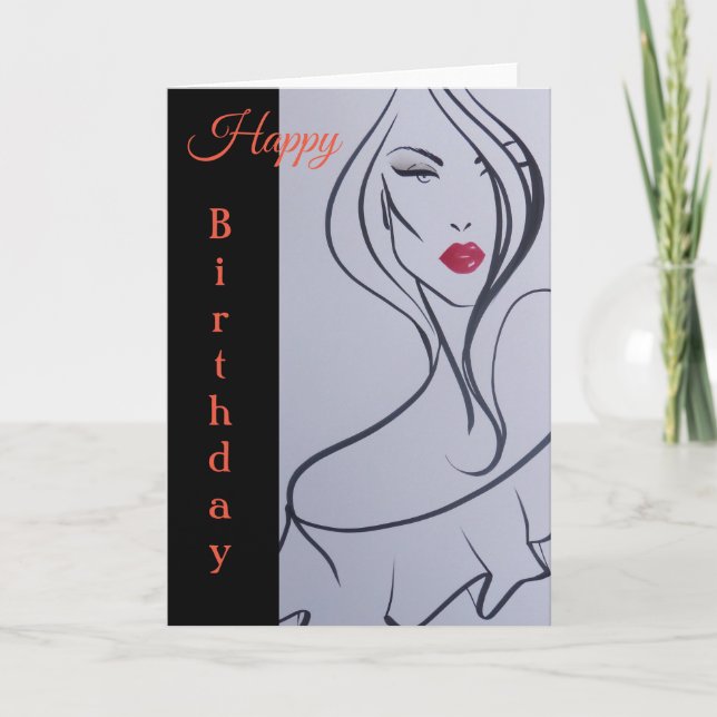 Tarjeta de felicitación por cumpleaños (Anverso)