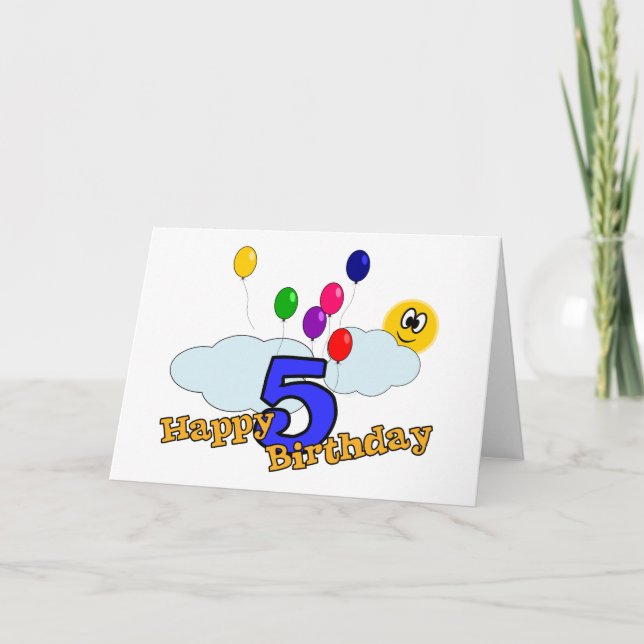 Tarjeta de felicitación por cumpleaños (Anverso)