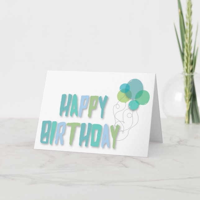 Tarjeta de felicitación por cumpleaños (Anverso)