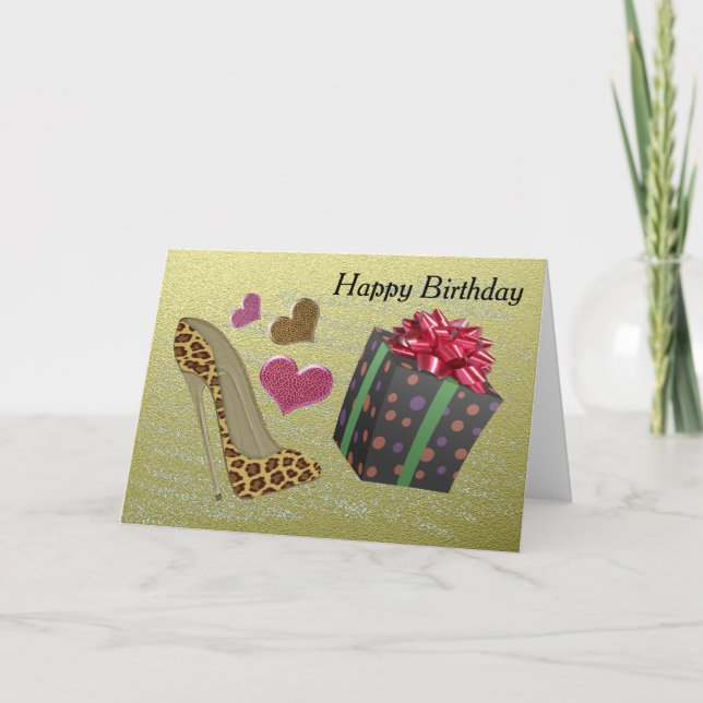 Tarjeta de felicitación por cumpleaños (Anverso)