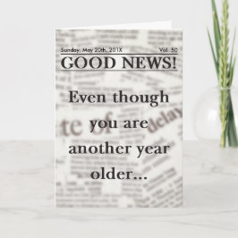 Tarjeta de felicitación por cumpleaños de Good New