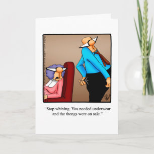 Tarjeta de felicitación por cumpleaños de Humor