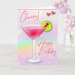 Tarjeta de felicitación por cumpleaños de los anim