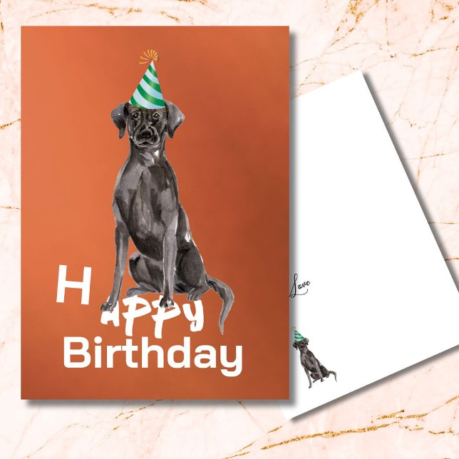 Tarjeta de felicitación por cumpleaños de perro de (Subido por el creador)