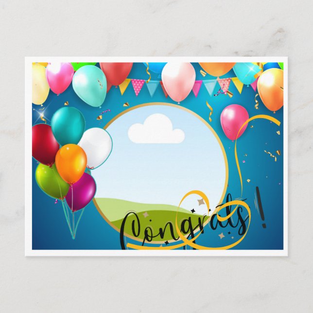 Tarjeta de felicitación por cumpleaños feliz (Anverso)