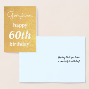 Tarjeta de felicitación por cumpleaños número 60 d