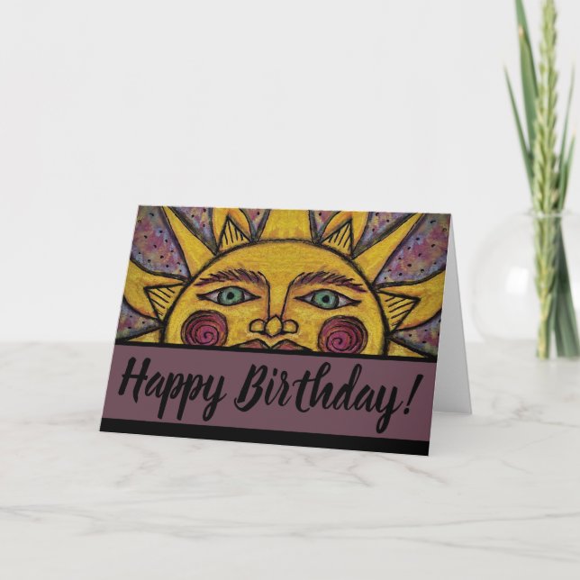 Tarjeta de felicitación por cumpleaños - Tarjeta d (Anverso)