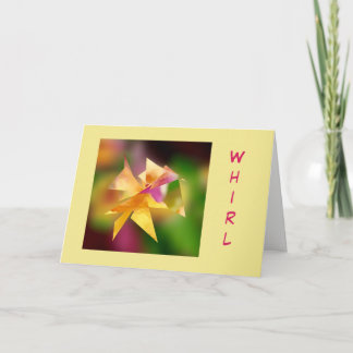 Tarjeta de felicitación por cumpleaños "Whirl"