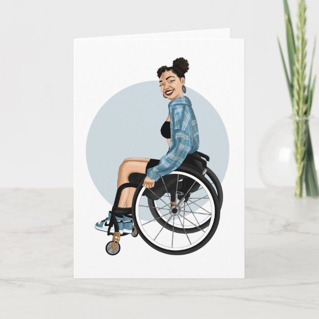 Tarjeta de felicitación por discapacidad (Anverso)