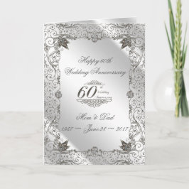 Tarjeta de Felicitación por el 60 Aniversario de F