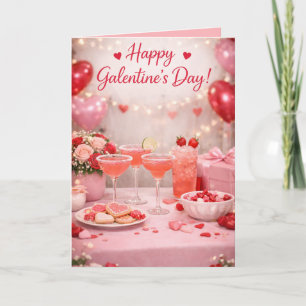 Tarjeta de felicitación por el día de Galentin