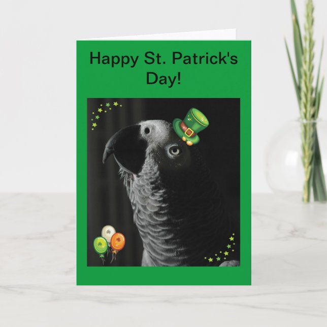 Tarjeta de felicitación por el Día de San Patricio (Anverso)