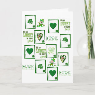 Tarjeta de felicitación por el Día de San Patricio