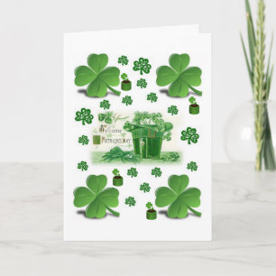 Tarjeta de felicitación por el Día de San Patricio
