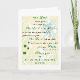 Tarjeta de felicitación por el Día de San Patricio