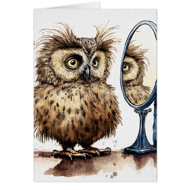 Tarjeta de felicitación por el día del cabello mal