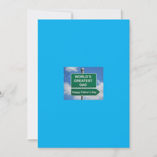 Tarjeta de felicitación por el Día del Padre (Anverso)