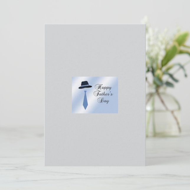 Tarjeta de felicitación por el Día del Padre (Anverso de pie)