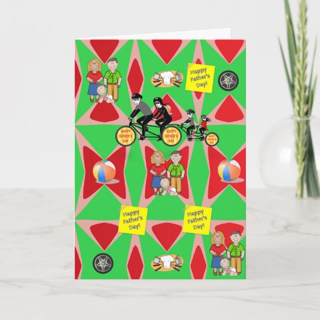 Tarjeta de felicitación por el Día del Padre (Anverso)