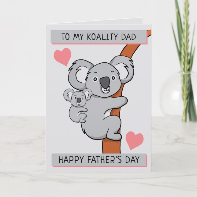Tarjeta de felicitación por el Día del Padre de Ko (Anverso)