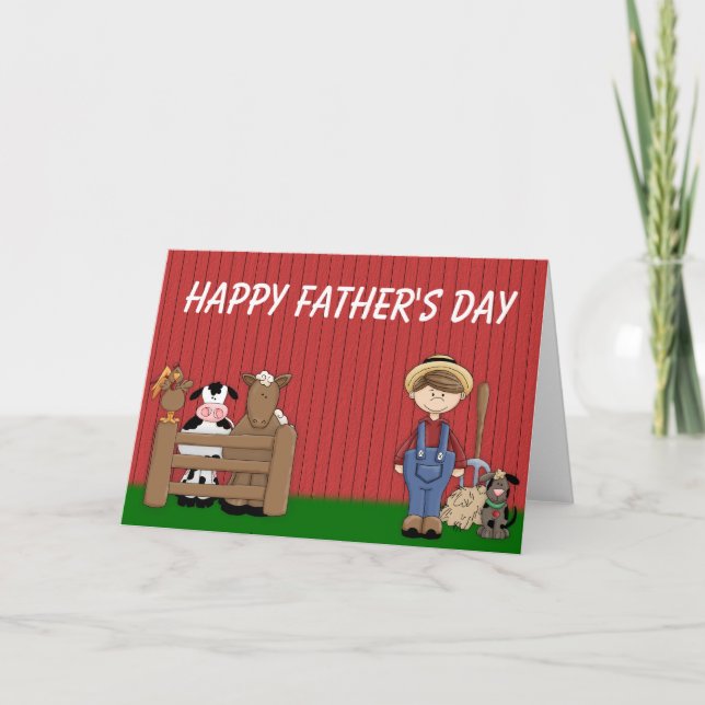 Tarjeta de felicitación por el Día del Padre para  (Anverso)
