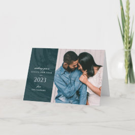 Tarjeta de felicitación por foto de Año Nuevo Marc