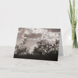 Tarjeta de felicitación por foto del desierto de S