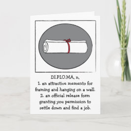 Tarjeta de felicitación por graduación