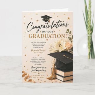 Tarjeta de Felicitación por Graduación