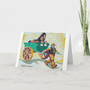 Tarjeta de felicitación por indignidad