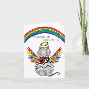 Tarjeta de felicitación por la pérdida de la condo