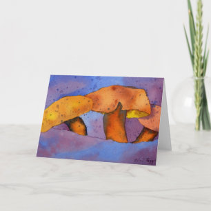 Tarjeta de felicitación por las rarezas de la natu