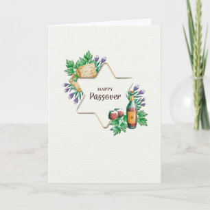 Tarjeta de felicitación por pasaje feliz