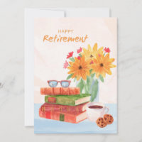 Tarjeta de felicitación por retiro feliz