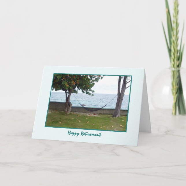 Tarjeta de felicitación por retiro feliz (Anverso)