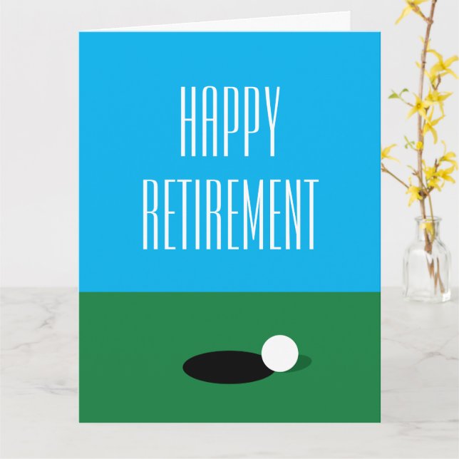 Tarjeta de felicitación por retiro para aficionado (flor amarilla)