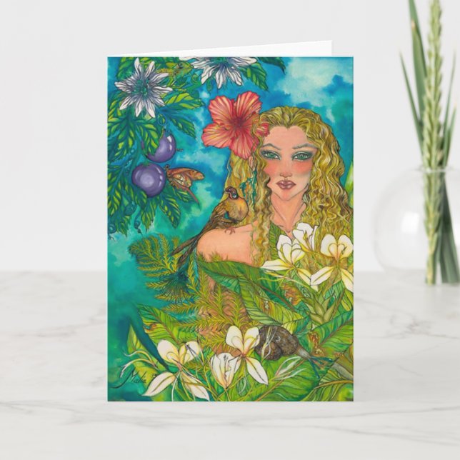 Tarjeta de felicitación por serenidad (Anverso)