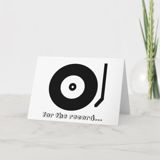 Tarjeta de felicitación: ¡Por si queda claro... Te (Anverso)