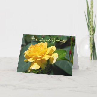 Tarjeta de felicitación por simpatía del Rosa