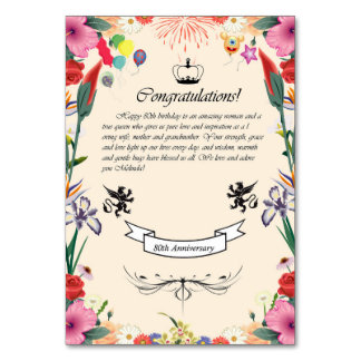 Tarjeta de felicitación por su cumpleaños número 8