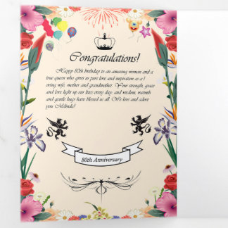 Tarjeta de felicitación por su cumpleaños número 8