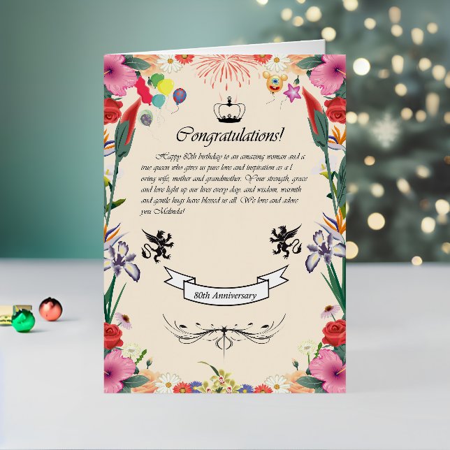 Tarjeta de felicitación por su cumpleaños número 8 (Vacaciones in situ 2)