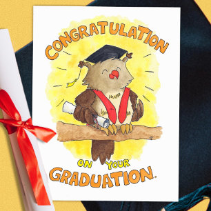Tarjeta de felicitación por tu graduación