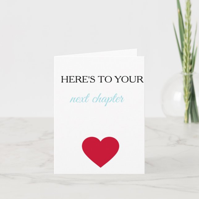 Tarjeta de Felicitación por tu Nuevo Capítulo (Anverso)