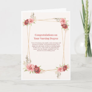 Tarjeta de Felicitación por tu Título de Enfermerí