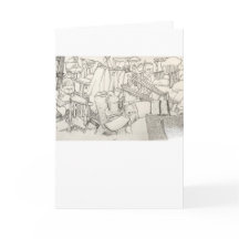 Tarjeta de felicitación por venta de garaje