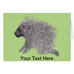Tarjeta de felicitación Porcupine