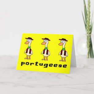 Tarjeta de felicitación portuguesa