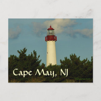 Tarjeta de felicitación/postal del faro de Cape Ma